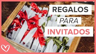 DETALLES DE BODA ORIGINALES Las mejores propuestas para tus invitados [upl. by Korb]