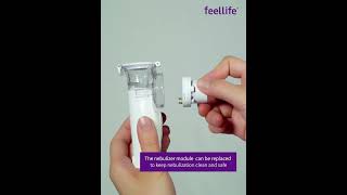 Feellife Air pro VIII Portable nebulizer with variable frequency [upl. by Annabel]