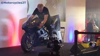 Crighton CR700W startup at the National Motorcycle Museum Live event 2022 [upl. by Krissie]