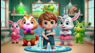 quotWash Your Hands  Clean and Bright with Baby Sharkquot  Baby Shark Kids Alots of Songs  Cartoon [upl. by Lamberto]