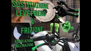 Come sostituire e regolare le leve della moto  Sgasata SENZA DBKiller [upl. by Annaillil]