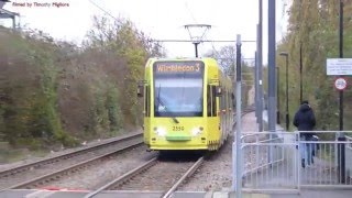 Trams in London UK 2015 [upl. by Nibuz]