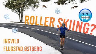 Ingvild Flugstad Østberg │ Snowy Roller Ski Challenge in Seiser Alm [upl. by Aydne]