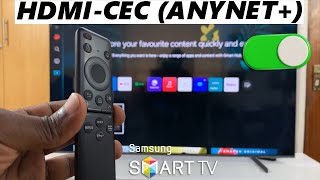 Samsung Smart TV How To Enable HDMI CEC Anynet  Turn ON HDMI CEC Anynet [upl. by Sucitivel]