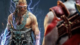 God of War 4 Magni Modi amp Thor  All Cutscenes  Boss Battle 4K Gameplay PS4 Pro [upl. by Anavi]