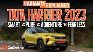 Tata Harrier 2023 Top Model vs Mid Model vs Base  Smart vs Pure vs Adventure vs Fearless [upl. by Atenaz685]