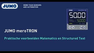 meroTRON video 4  Praktische voorbeelden Matematics en Structured Text [upl. by Matteo934]