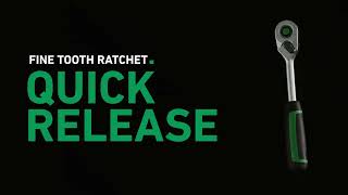 Ratchets  QuickRelease Fine Tooth Ratchet  STAHLWILLE [upl. by Ynnaffit948]