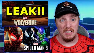 NEW Gameplay for Wolverine PS5 and SpiderMan 3 has LEAKED [upl. by Carmelia]