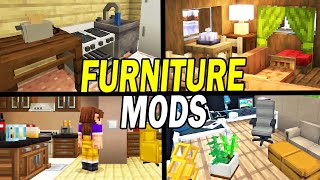 26 INCREDIBLE Minecraft Decoration amp Furniture Mods Forge amp Fabric [upl. by Novaelc620]