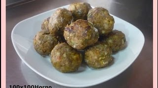 ALBONDIGAS AL HORNO  Mis Recetas [upl. by Deppy]