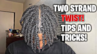 How To Maintain And Moisturize Two Strand Twist Tips And Tricks [upl. by Aicak]