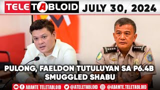 TELETABLOID w Jigo Postolero Pulong Faeldon tutuluyan sa P64B smuggled shabu  073024 [upl. by Fredi]