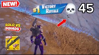 45 Elimination Solo Vs Squads “Zero Build” Gameplay Win Fortnite Chapter 5 Season 4 [upl. by Hinda]