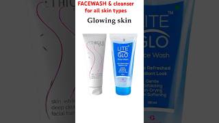 Glowing Skin Secrets Best Face Wash and Cleanser for All Skin Types  face wash for glow [upl. by Amaerd]