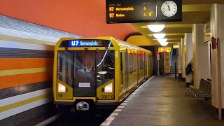 UBahn Berlin  Mitfahrt in der U7 von Konstanzer Straße bis Hermannplatz im H97 50172 [upl. by Ewald396]