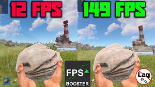 COME AUMENTARE GLI FPS AL MASSIMO SU RUST SENZA LAGGARE  BOOST FPS AL MEGLIO  TUTORIAL [upl. by Weylin299]