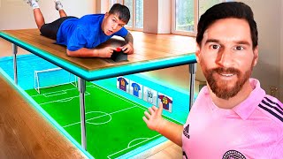 CONSTRUÍ UN CAMPO DE FUTBOL SECRETO PARA MESSI [upl. by Boony515]