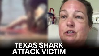 North Texas woman attacked by shark in South Padre ‘I thought it was a big fish’ [upl. by Acinat504]