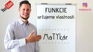 FUNKCIE  určujeme vlastnosti RIEŠENIE PRÍKLADU [upl. by Yahiya]