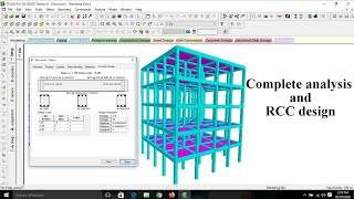 Analysis and Design of multistorey building by STAAD Pro  Software Application Lab [upl. by Thin]