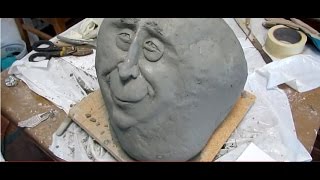 Face Stone Ferrocent Sculpture [upl. by Nahtam]