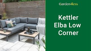 Kettler Elba Corner Garden Furniture Set  A Closer Look At [upl. by Mikael627]