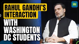 Rahul Gandhi Interacts With The Students At Georgetown University Washington DC USA [upl. by Haianeb650]