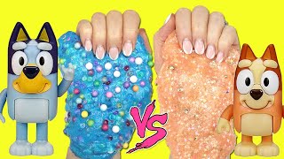 Bluey and Bingo DIY Slime Making and Mixing Tutorial Crafts for Kids [upl. by Atenaz380]