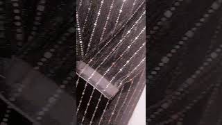 creased pleated textured georgette fabric foryou dress viralvideo fypシ゚viral [upl. by Suiradal]