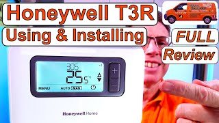 How to USE Program amp Install the Honeywell T3 amp T3R Including WiringUp Honeywell Home T3R Review [upl. by Caputo]