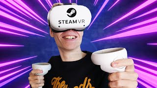 How To Play Oculus amp Steam PC VR Games On Your Oculus Meta Quest 2 [upl. by Robillard]