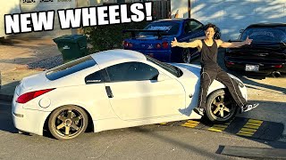 New Drift Wheels For My 350Z  TE37s reps [upl. by Darreg]