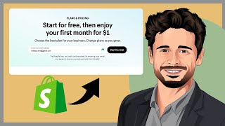 ITS HERE Shopify Plans 1 per Month Plan Review Plus 3 Days FREE [upl. by Lienad]