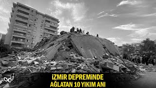 İzmir Depreminde Ağlatan 10 Yıkım Anı [upl. by Aicinod496]