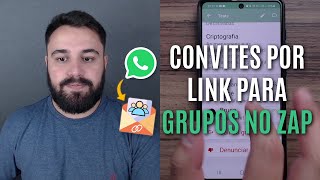 COMO USAR CONVITES POR LINK PARA GRUPOS DE WHATSAPP [upl. by Lashonde]