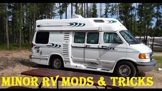 RV Stuff  Modifications amp Simple Changes to Class B RV 99 Leisure Travel [upl. by Ati]