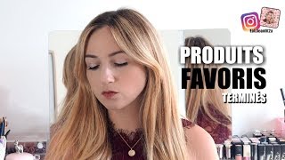 PRODUITS DE BEAUTE FAVORIS TERMINES [upl. by Adriaens]