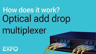 Optical Add Drop Multiplexer  EXFO animated glossary of Fiber Optics [upl. by Charleen]