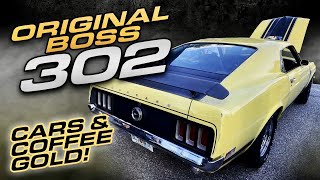 Unrestored Boss 302 amp V8 Torino “3OnTheTreequot Manual Found at Sarasota Cars amp Coffee 941 [upl. by Akirret]