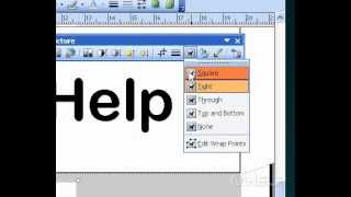 Microsoft Office Publisher 2003 Wrap text around a frame [upl. by Coletta]