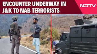 JampK Latest News  Encounter Underway In Bandipora’s Nagmarg By Security Forces To Nab Terrorists [upl. by Nevram206]