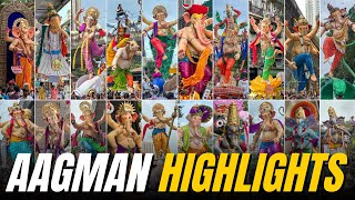 Highlights of Mumbai Ganpati Maha Aagman 2024😍❤️  120 Ganpati Arrivals  Mumbai Ganpati 2024 [upl. by Chan]