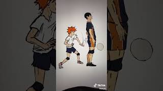 Hinata smacks kageyama  Kagehina Haikyuu Shorts [upl. by Leonard]