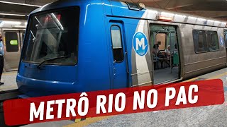 LINHA 3 DO METRÔ RIO NO PAC [upl. by Rehpinnej]