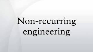 Nonrecurring engineering [upl. by Graeme]