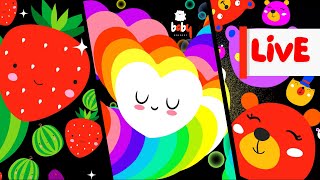 Baby Sensory Set  Sweets  Ice cream  Sushi  Unicorn  Bears and Animal sensory video  Video 2K [upl. by Dorin]