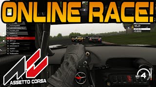 Assetto Corsa FIRST ONLINE RACE Xbox One Gameplay [upl. by Nakada]