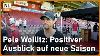 FC Energie Cottbus  ClausDieter Wollitz mit positivem Saisonausblick [upl. by Atsirk348]