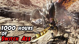 Displaying 1000h of Switch Axe on a Ruiner Nergigante [upl. by Fenelia]